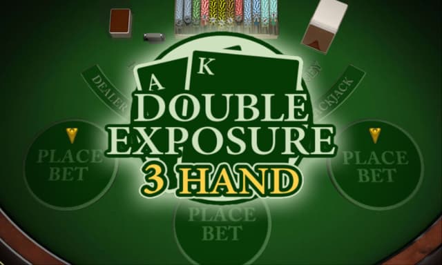3 Hand Blackjack Double Exposure